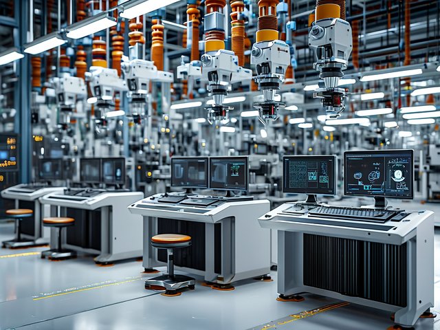 智能工厂设备精度检测