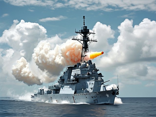 舰船红外诱饵发射试验