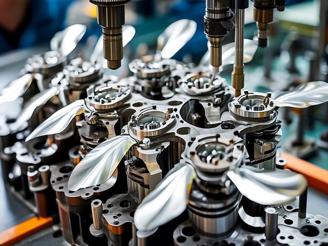 航空发动机叶片固定检测