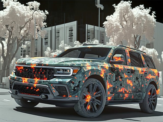 车辆伪装红外一致性检测